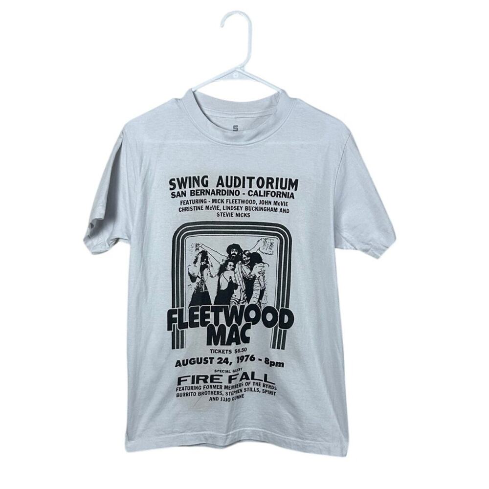 Fleetwood Mac White Band Concert Tee size S